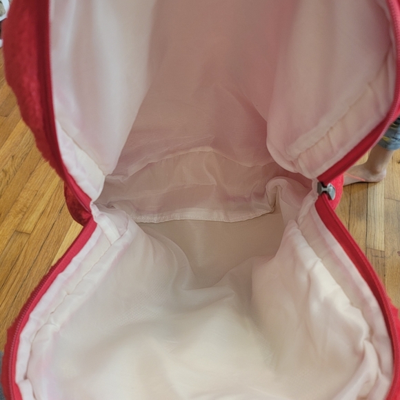 Kids Red Plush Angry Birds Backpack - Picture 4 of 4